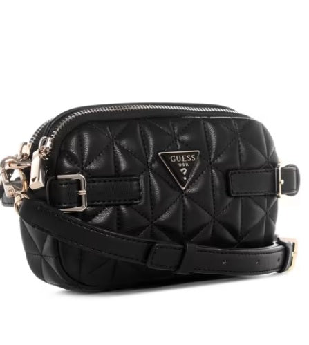 GUESS Paisleigh Quilted Mini Camera Bag