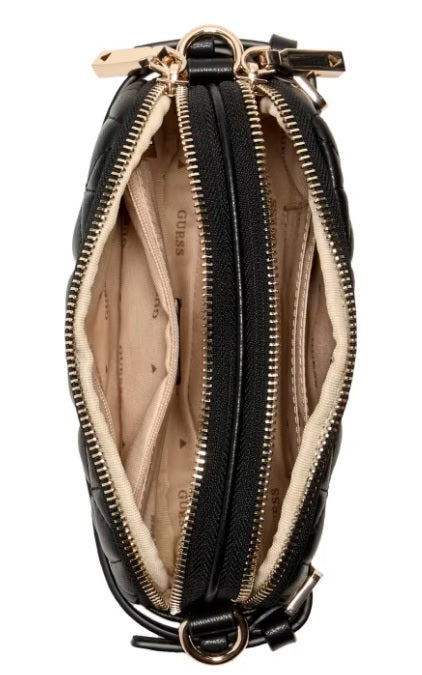 GUESS Paisleigh Quilted Mini Camera Bag