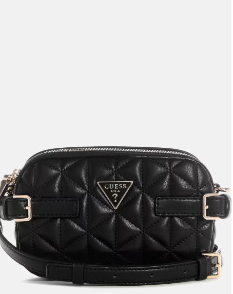GUESS Paisleigh Quilted Mini Camera Bag