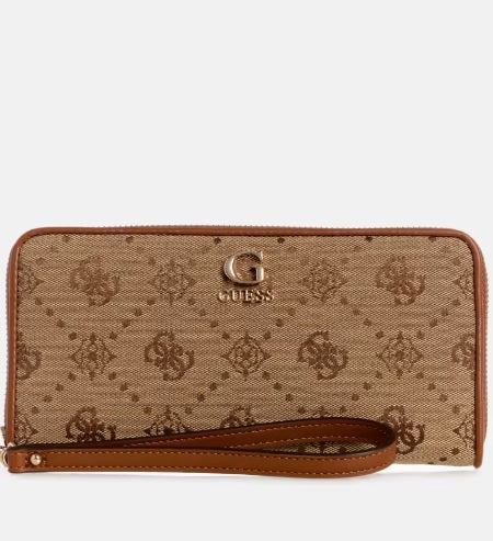 GUESS Neda Jacquard Logo Large Wallet
