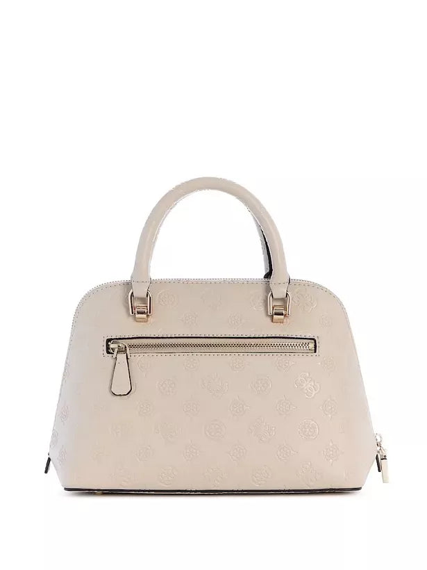 GUESS Dita Debossed Peony Dome Satchel